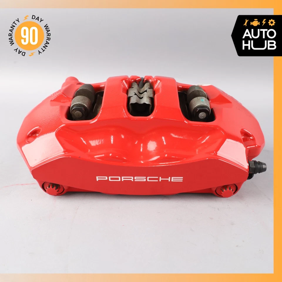 Juego de pinzas de freno traseras 11-18 Porsche Cayenne 958 GTS Touareg 7P5615404AD OEM Foto 3 de 4