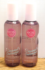 Lot of 2 EOS Caramel Cashmere Holiday Body Mist Spray 6 fl oz