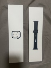 Empty packaging for an Apple Watch Series 7