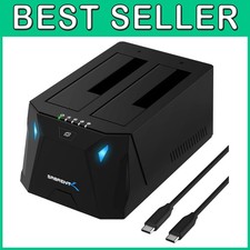 Dual Bay USB-C SATA Hard Drive Docking Station