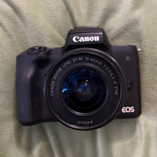 Imagen de Canon EOS M50 Mirrorless Camera Black 24.1MP 3x Flash HDMI + 15-45mm