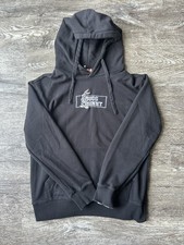 Rare Bugs Bunny Looney Tunes Black Embroidered Hoodie Sweatshirt Size Medium