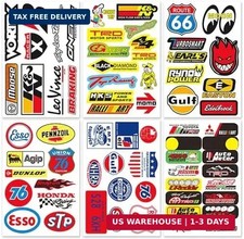 Cars Motor Drag Racing Lot 6 Vinyl Graphic Decals Stickers D6095