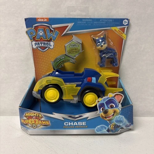 Paw Patrol Mighty Super Paws Chase's Police Car Lights & Sound Needs Batteries