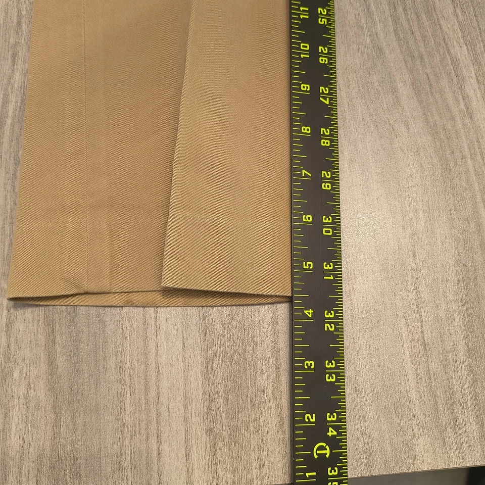 Bills Khakis Pants Mens 36x32 Vintage Twill Classic Fit Pleated Cuffed USA - Image 3 of 4