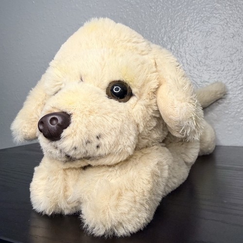 FAO Schwarz Gelb Labrador Golden Retriever Welpe Hund Plüsch Liegend 2020 - Bild 2 von 11