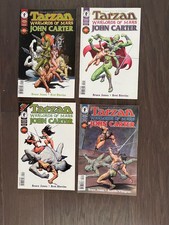 SET TARZAN/ JOHN CARTER WARLORD OF MARS 1 2 3 4 DARK HORSE COMICS 1996 NM