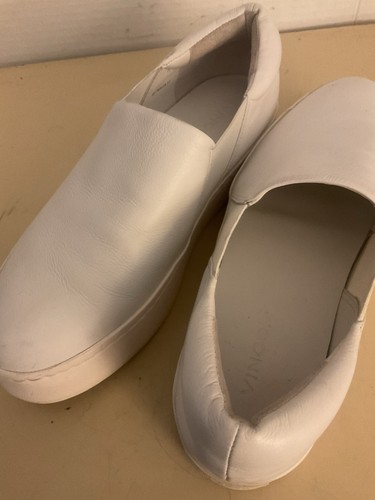 Vince Damen Weiß Leder Plateau Warren Sneaker Größe 7 Euro 37 - Bild 5 von 9