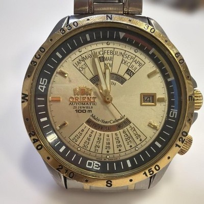 Orient Multi-Year Calendar Automatic Watch EU03-B0 CA, Analog Display