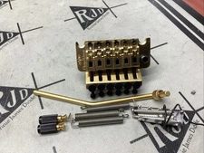 EVH Logo Floyd Rose Tremolo Bridge Vibrato Locking 37mm Satin Gold