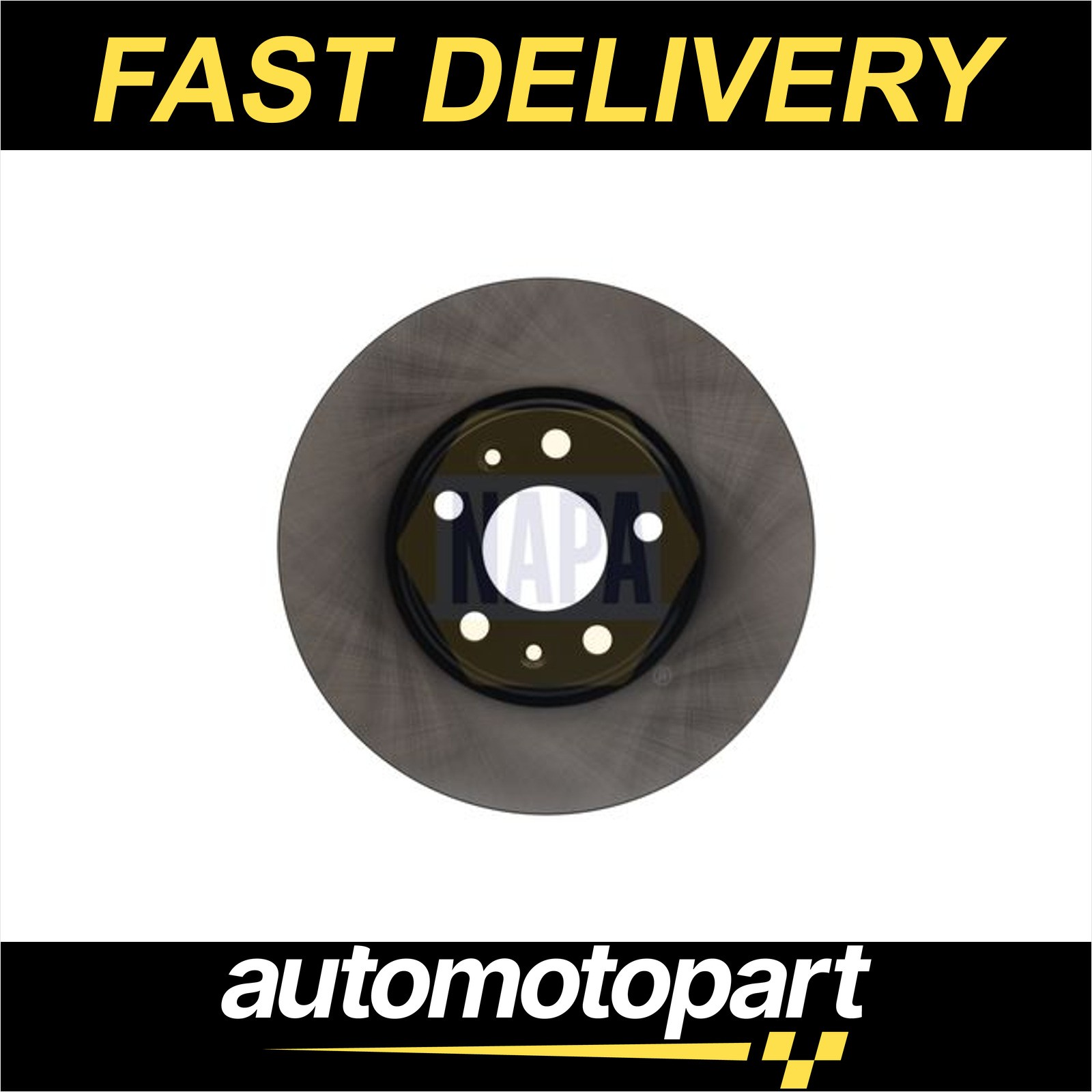 NAPA 2x Brake Discs Pair Vented Front 296mm NBD5252 Set 402060002R 402066813R