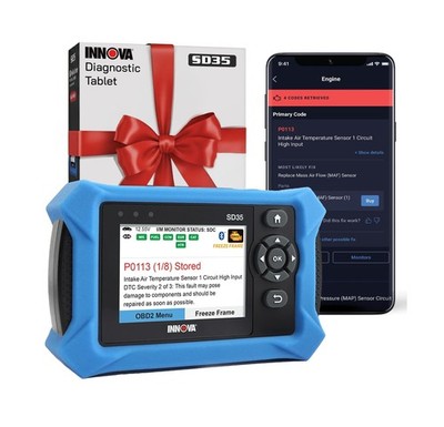 Innova SD35 OBD2 Scanner   ABS, SRS, TPMS & Check Engine Code Reader, Live