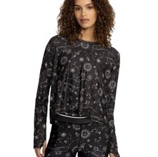 JOHNNY WAS Size-XS BIJOU L/S STEP HEM FLYAWAY BACK TEE A3423-E