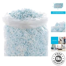 5 lbs Compressed Shredded Memory Foam - Ideal for Refluffing Furniture & Crafts