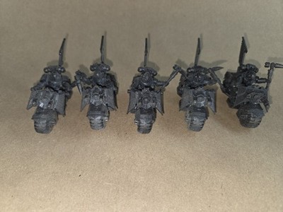 3 Motos Ravenwing En Plastique - Warhammer 40K - Dark Angels - Occasion