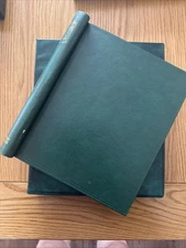 STAMPS - STANLEY GIBBONS - GREEN SENATOR ALBUM NO FLY SHEET & SLIPCASE -FEW SCUF