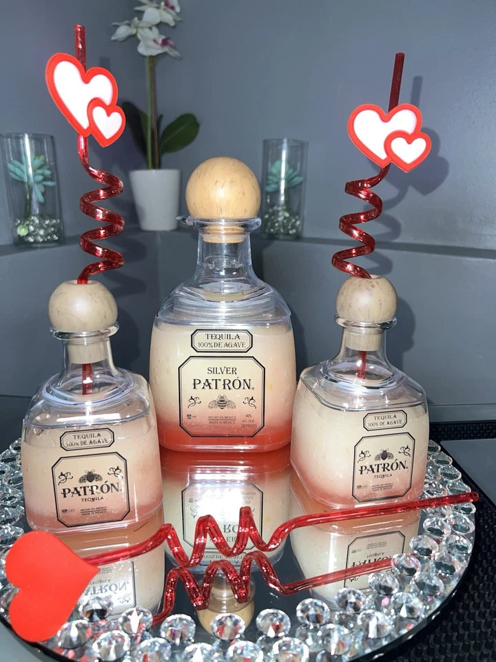 Botella coctelera de tequila PATRON vaso mezclador de cócteles frío margarita whisky Foto 2 de 4