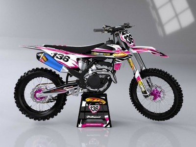 CustomMX - Grafik Kit: passend für KTM SX SXF EXC 85 125 150 250 300 350 450 Modelle