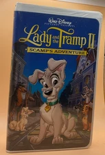 Lady and the Tramp II: Scamp's Adventure VHS Disney Clamshell *Buy 2 Get 1 Free*