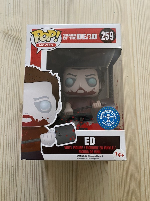 Funko Pop Movies Shaun Of The Dead Zombie Ed#259 Underground Toys Exclusive
