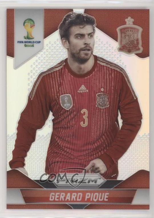 2014 Panini Prizm World Cup Silver Prizm Gerard Pique #171 qs9