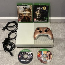 Microsoft Xbox One S 1Tb Gaming Console Bundle With 4 Game