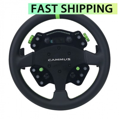 Volant Gaming CAMMUS C12 300mm Avec Pédalier LC100 3 Pédales – Boîte Ouverte
