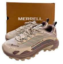 Merrell Moab Speed 2 GTX GORE-TEX Trail Hiking GREIGE Shoes Sz 8.5 NEW J038510