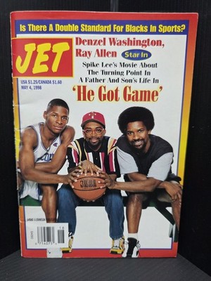 JET Magazine May 4, 1998 He Got Game Denzel Ray Allen Spike Lee Vintage