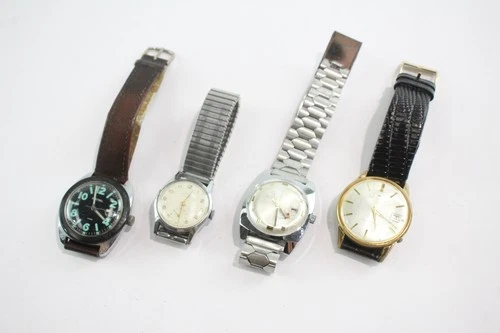 Mechanical Vintage Watches Seiko Rotary UNTESTED x 4