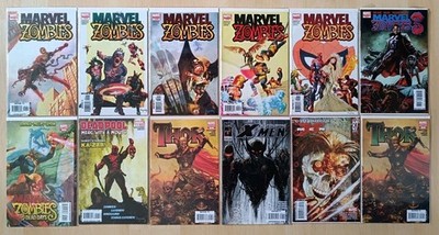US MARVEL ZOMBIES #1-5 2006 Complete Run Kirkman 1st Print +EXTRAS VARIANT THOR