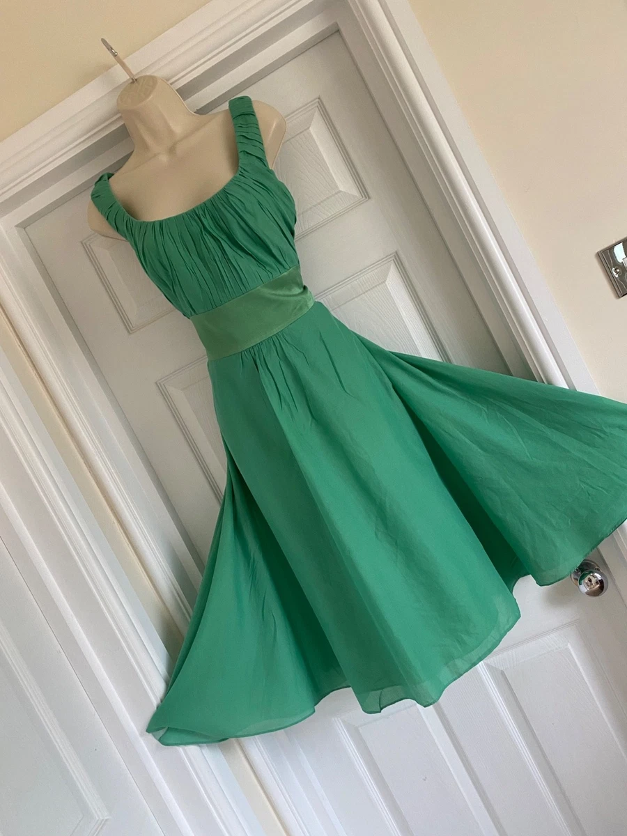 green emerald velvet dress Lagoon Blue Silk Organza Gown With Pleated Mousseline Train And Monsoo