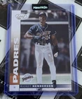 RICKEY HENDERSON 2002 Leaf 96 PADRES Sample Promo