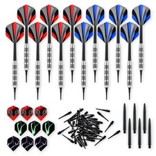 Steel Tip Darts Set 18 Grams15 Pack Steel Barrels s pc 12