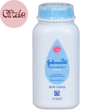 Naturally Derived Cornstarch Baby Powder with Aloe and Vitamin E for Delicate Sk