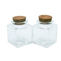 Jarvials 6 StüCk Transparente GlasfläSchchen Mit Kork, Transparent,
