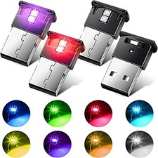 Mini USB RGB Car LED Ambient Light Interior Atmosphere Color Changing Lamp
