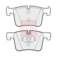 Bmw 3Er F30 F80 2011-2018 BremsbeläGe Vorne Brake Pads (R90) PAD1830