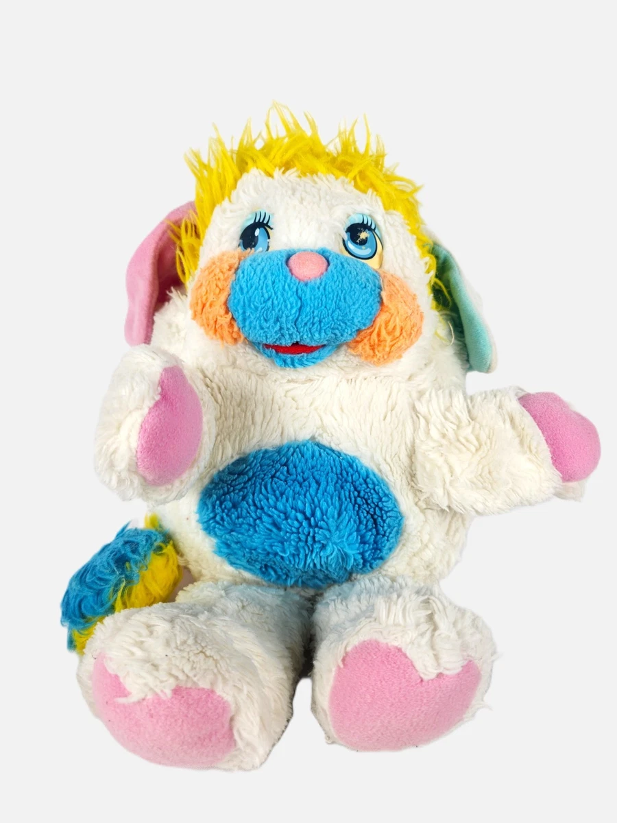 Peluche Popples bleu année 1986