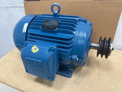 WEG NEMA Premium W22 Inverter Duty Motor, 00718ET3E213T-W22, 3 Phase, 7.5HP, 176
