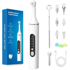 Tooth Polisher, Rechargeable Teeth Cleaning Tools for Tooth Polish and Whitening