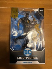 McFarlane DC Multiverse Gold Label Speed Metal Dark Flash 7 Figure Complete