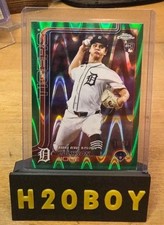 2025 Topps Chrome Jackson Jobe RC Green Ray Wave Refractor #USC48 19/99 Tigers