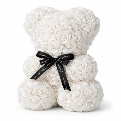 Rosen Teddy Bär 25cm 200 Rosen Geschenkbox Ewige Rose Valentinstag Muttertag
