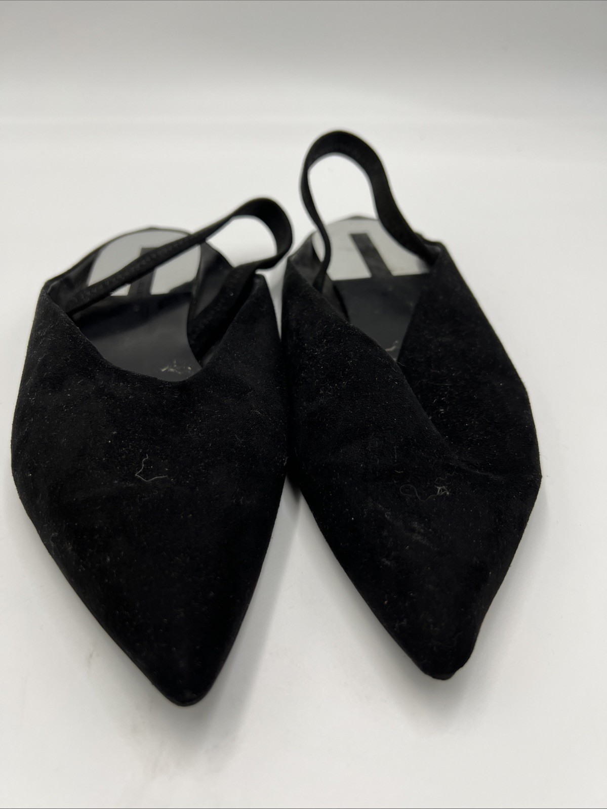 ZARA basic collection Woman’s Black Strap Flat Sl… - image 6