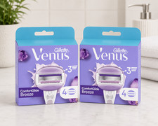 Image of Gillette Venus ComfortGlide Breeze Razor Blade Refills 8 Cartridges (2 x 4 Pack)