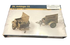 Italeri - Sd. Anhanger 51 ( No 6450 Model Kit ) 1:35 Scale - 2 Model Set - New