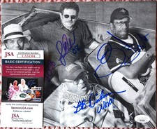 Lowrider Rock Band Hand Signed Photo with JSA Certificate 10"X8"