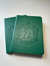 2x Slytherin embossed Harry Potter Notebooks Brand New