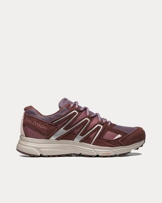 Salomon X-Mission 4 Suede Sneakers Men's Size 12 Moonscape Wild Ginger Shoes 